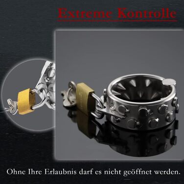 Набір для БДСМ-ігор для чоловіків: металеві кільця, пристосування для стиснення та набори ваги. Преміум-якість, не для використання на дітях.