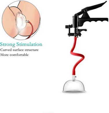 Вагінальна вакуумна помпа HXLXW для дорослих: помпа для стимуляції, SM-іграшка для жінок та пар
