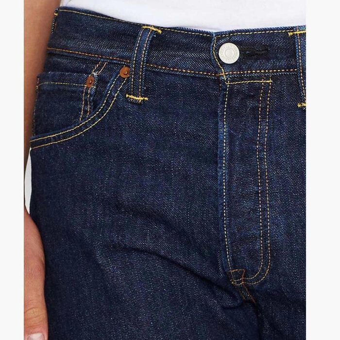 Чоловічі джинси Levi's 501 Original Straight Fit, прямий крій, колір One Wash, розмір 36W/32L