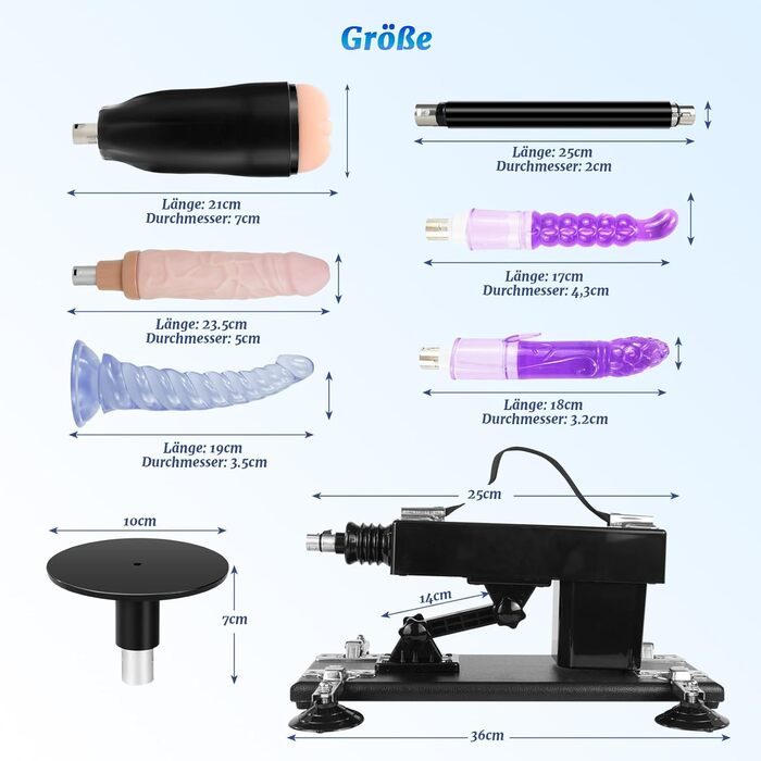 Автоматичний секс-автомат з функцією стимуляції для жінок та чоловіків, регульований вібратор з реалістичними насадками-дильдо та мастубатором, чоловічий секс-автомат з анальним дильдо для сексуальних іграшок