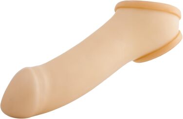 TOYLIE Latex Penis Sleeve (13 см) - Прозорий презерватив для пеніса з кільцем та виразною головкою - Зроблено в Німеччині