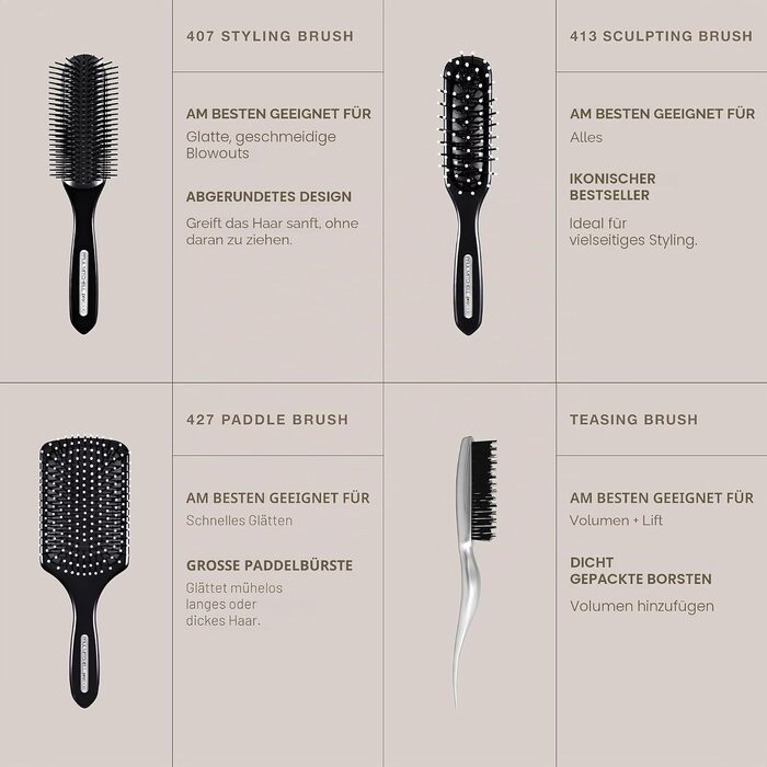 Масажна щітка для волосся Paul Mitchell 427 Paddle Brush, чорна