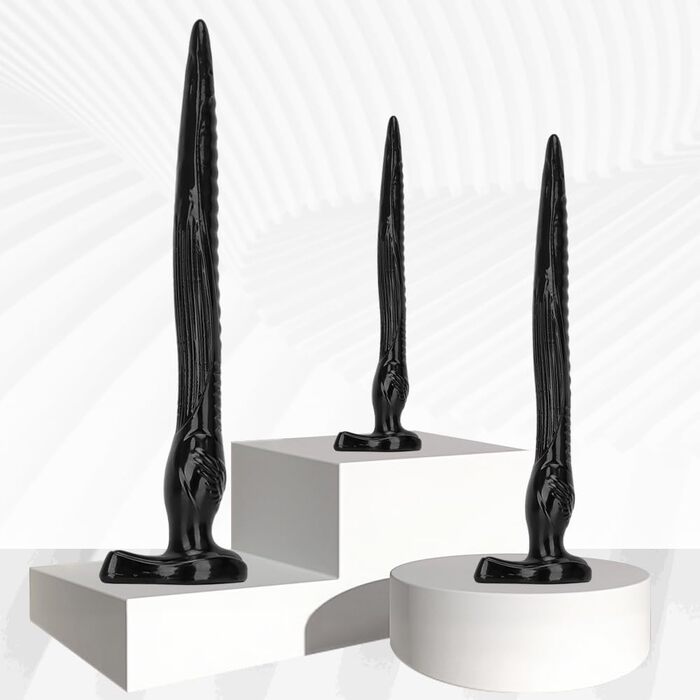 Анальний секс-іграшка з сильним присоском (Large) - великий, гнучкий, з ПВХ