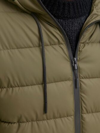 Чоловіча стібана куртка JACK & JONES (розмір L, колір Grape Leaf)