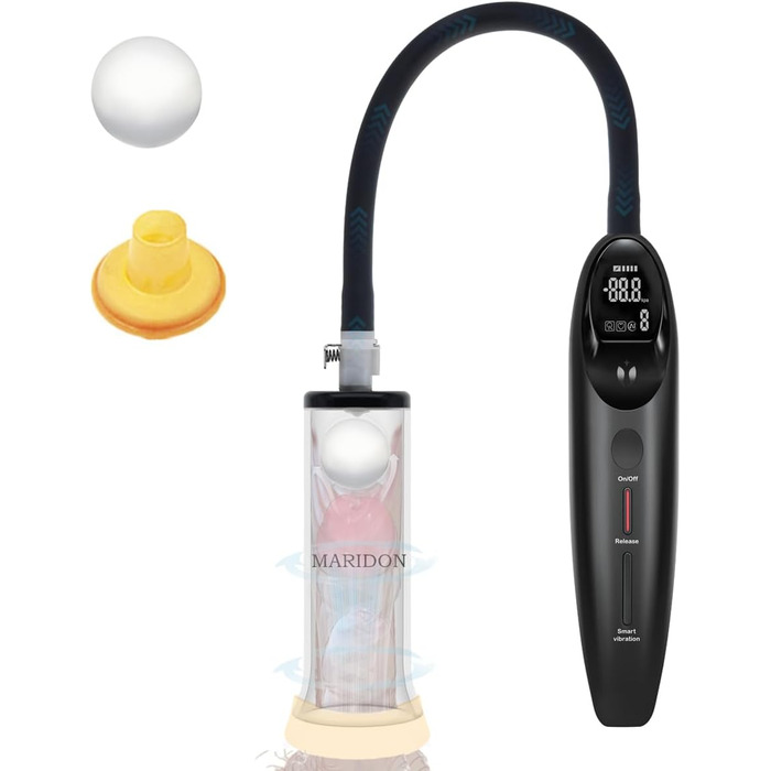 Електрична пеніс-насос Jomyu для чоловіків: збільшення, стимуляція та розтягування. 2-в-1 автоматична вакуумна помпа для стимуляції та розтягування. SM-іграшка для чоловіків