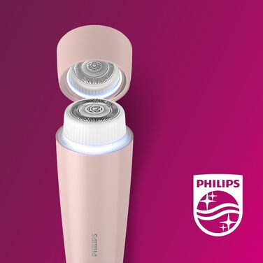 Тример для обличчя Philips 5000 Series BRR454/00, бездротовий гіпоалергенний пристрій для видалення волосся для жінок