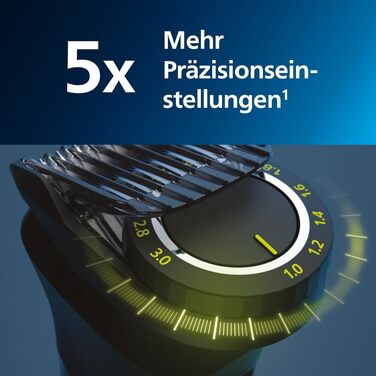 Універсальний тример та машинка для стрижки Philips Multigroom Series 7000 MG7961/15, 17 в 1 для обличчя, голови та тіла, металеві леза, 26 налаштувань довжини (0,5-20 мм)