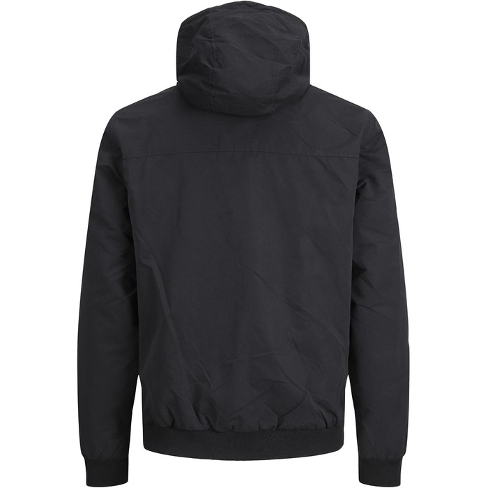 Чоловіча куртка-бомбер JACK & JONES Mae Bousonjacke, темно-синя з чорними деталями, розмір XS