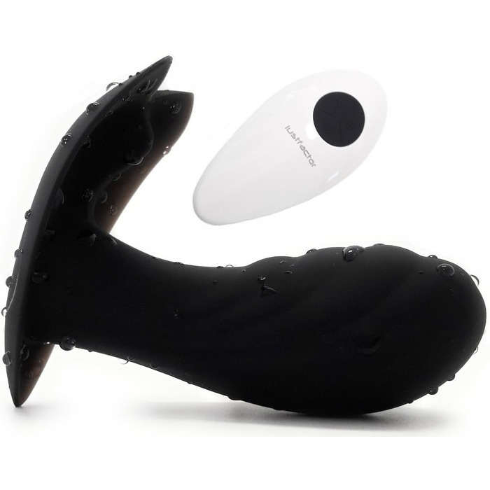 Вібратор-метелик Lustfactor Premium для жінок з силікону | Бездротовий пульт дистанційного керування | Для вагінальної та кліторальної стимуляції | Зарядний, USB | Інтимні іграшки для жінок | Віброей