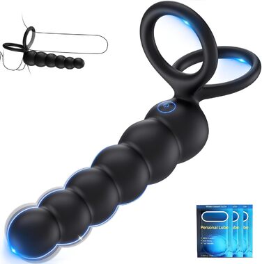 Анальний вібратор для пар, дildo-пеніс, кільце для ануса, стимуляція простати, парний вібратор для пар