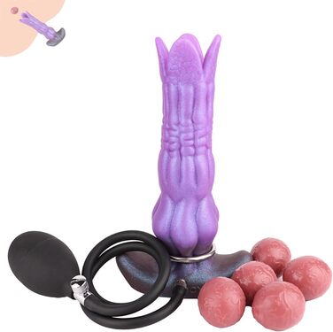 Анальний плагін Axcroo з 5 кульками, надувний анальний плаг, кульки для анусу, анальні кульки, анальний дилатор, секс-іграшка для жінок та чоловіків