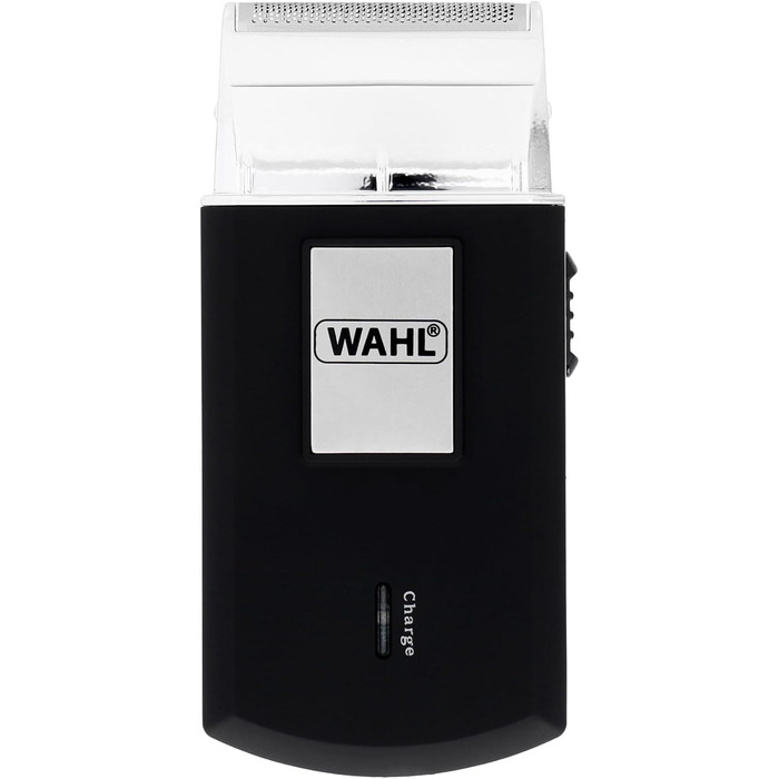 Електробритва Wahl Travel Shaver Gold Edition — бездротовий акумуляторний тример для чоловіків, компактна дорожня бритва для обличчя та бороди, срібляста