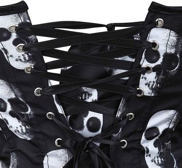 Жіноче корсетне тіло Adelce з квітковим принтом, 7XL, стильний вінтажний дизайн, для створення сексуального образу