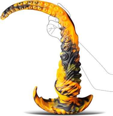 Анальний дилда Tentakel 34,5 см з силікону: фантазійний анаплаг для пар, жінок та чоловіків