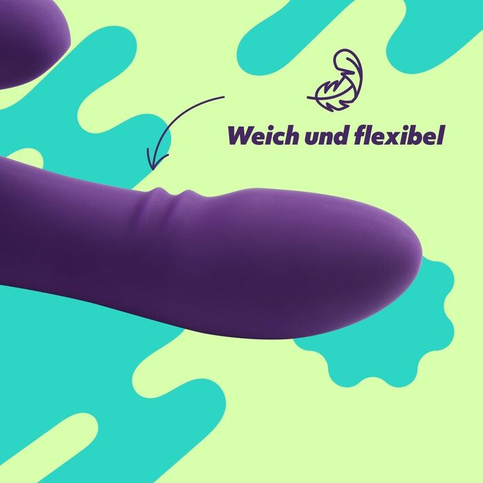 Вібратор AMORELIE Joy – Кролик для жінок | Водостійкий, перезаряджуваний, силікон, ABS, фіолетовий