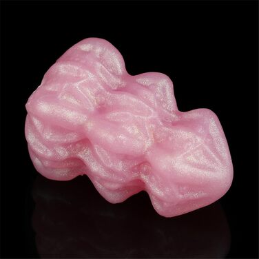 Анальні кульки з рідкого силікону Soarvlorfy (3 шт.) - стимулятори G-точки та простати, рожеві, M