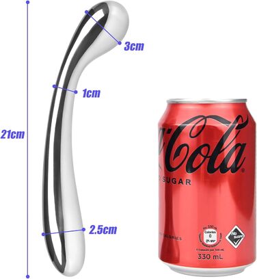 Анальний стимулятор Roluck з нержавіючої сталі - подвійний анальний плагін для чоловіків та жінок