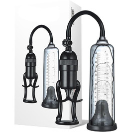 Вакуумна помпа для збільшення пеніса, ручна, з силіконовою трубкою та ручкою. Тренажер для ерекції, іграшка для чоловіків