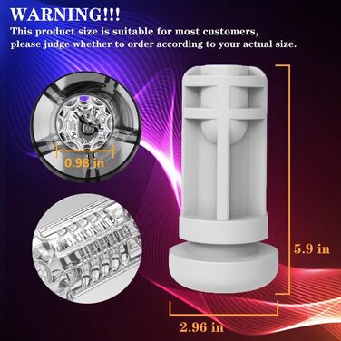 Портативний автоматичний фітнес-тренажер для чоловіків з багаточастотною ротацією та інтелектуальним нагрівом