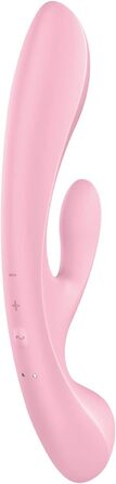 Вібратор для жінок Satisfyer Triple Oh G-Punkt з 3 моторами | Гінекологічний вібратор | Водостійкий (IPX7) | 20 режимів | Рожевий