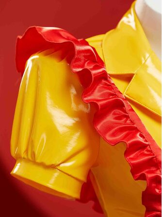 Костюм покоївки Mobbunny для жінок, сексуальна білизна, комплект форми покоївки, набір для Хелловіну, жовта сукня зі спідницею та капелюшком