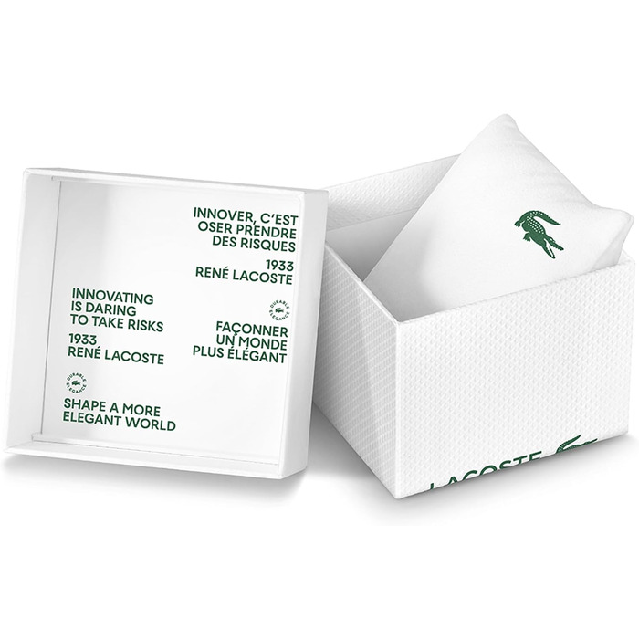 Аналоговий кварцовий годинник Lacoste 12.12 унісекс з силіконовим ремінцем Petit Piqué, бірюзовий (MEN, Turquoise)