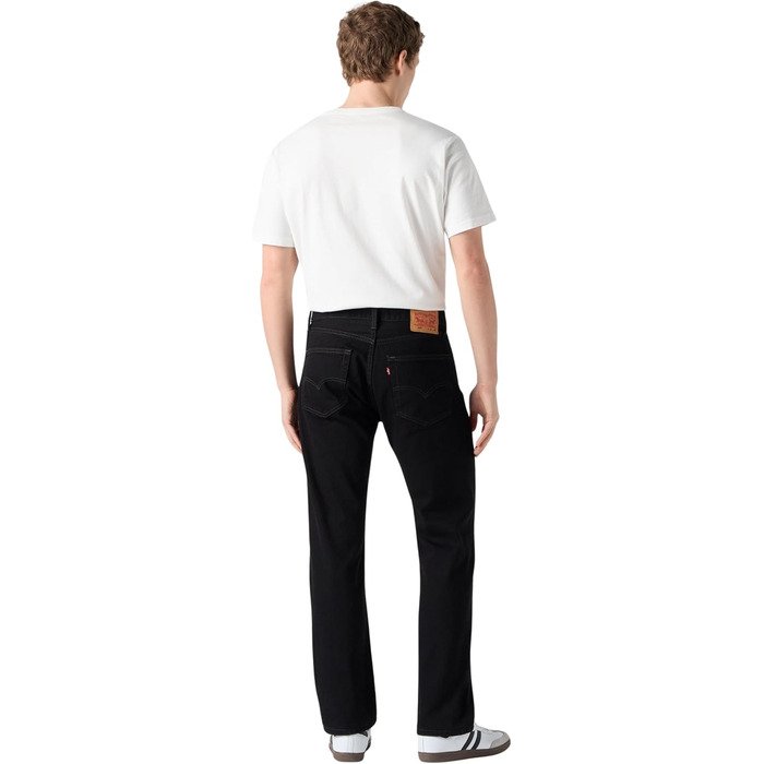 Чоловічі джинси Levi's 505 Regular Fit чорного кольору, розмір 34W/32L