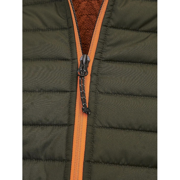 Чоловіча гібридна куртка JACK & JONES Mae Hybridjacke, колір Rosin/Marmelade, розмір XXL
