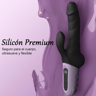 Вібратор для жінок з функцією удару - дildo, секс-іграшка для жінок та пар. 9 режимів вібрації та режим удару, G-точка та кліторальний масаж.