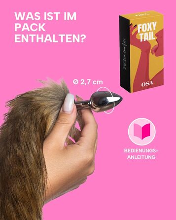 Анальний вібратор Be My Foxy з пультом дистанційного керування, 10 режимів, USB-зарядка, для чоловіків та жінок