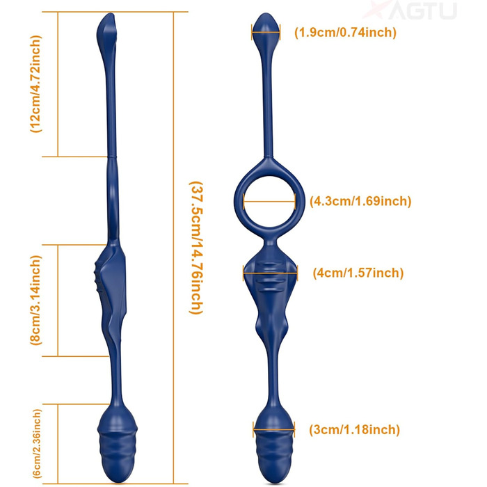 Масажер простати TYDAY для чоловіків, вібруючий анальний масажер, секс-іграшка для пар, керування через додаток