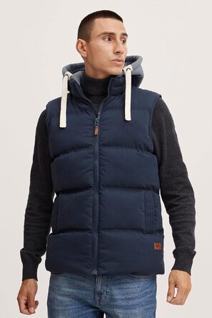 Чоловіча стібана жилетка Blend BHJens Outdoor темно-синього кольору (S, Navy)