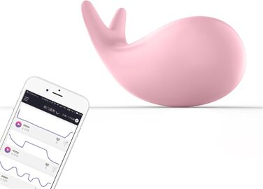 Вібратор з дистанційним керуванням через додаток, 10 режимів вібрації для жінок, портативний G-spot вібратор для пар, рожевий