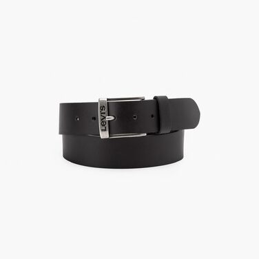 Чоловічий шкіряний ремінь Levi's New Duncan, чорний, розмір 100
