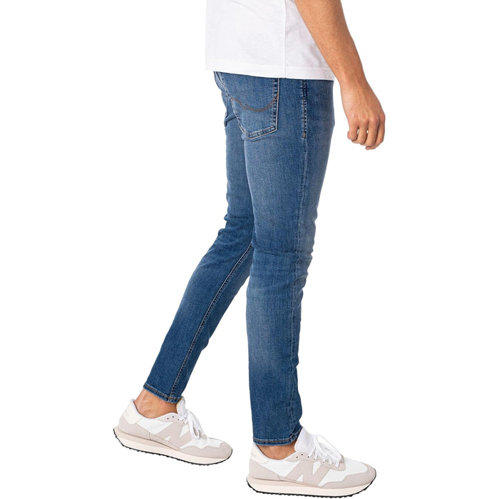 Чоловічі вузькі джинси Skinny Jack & Jones JJILIAM JJORIGINAL синього кольору, 36W / 32L