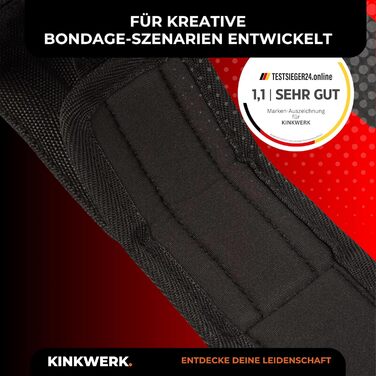 Розпірка для BDSM з наручниками та ногами 55 см чорна для початківців та досвідчених, Doggystyle для чоловіків і жінок