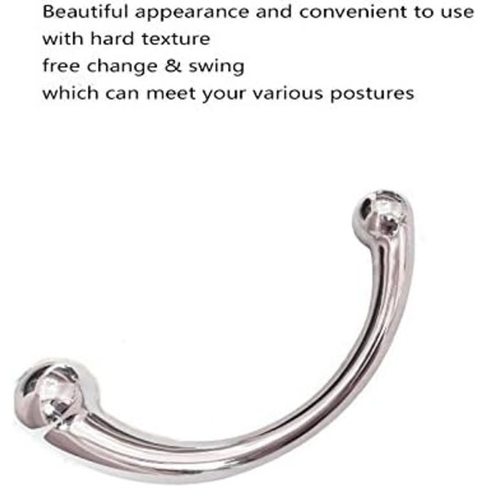 Анальний плаг Doppelkopf з металу для стимуляції G-точки та вагіни, 680г, 1 шт.