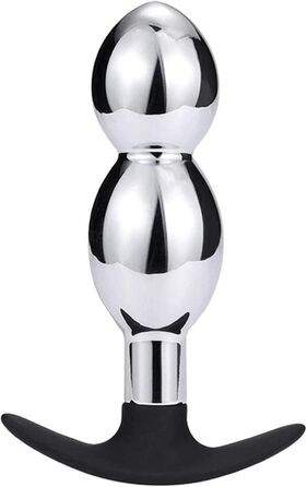 Анальний дildo з нержавіючої сталі для дорослих - SM іграшки для жінок та чоловіків