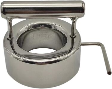 Сталевий кільцевий натягувач яєчок для чоловіків, SM-іграшка, сталевий натягувач яєчок, кільце для яєчок, натягувач пеніса, сталевий аксесуар для сексуальних ігор, Id:38/Висота:30/Діаметр:15