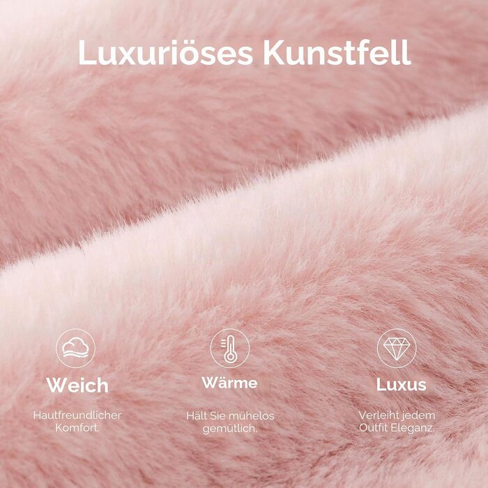 Жіночі домашні капці Snug Leaves з штучним хутром та ефектом пам'яті Memory Foam, рожеві, розмір 42/43 EU
