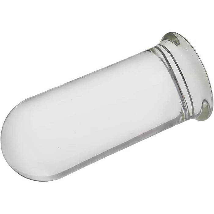 Скляний анальний дildo SAUVASFZ з сукупником, 4-6 см, для масажу простати та анального секса