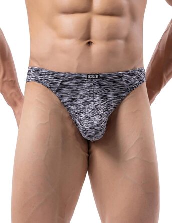 Танга чоловічі iKingsky, чорні, 4 шт. у пакунку, низька талія, швидковисихаючі