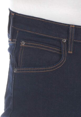 Чоловічі джинси Lee Daren Regular Straight Fit з еластичним стрейч-ефектом, темно-сині (Rinse Blue), 33W/30L