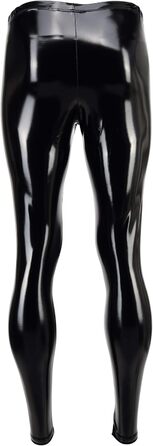 Чоловічі шкіряні лосини Vantissimo, виготовлені в Німеччині. Чорні лосини з ефектом лаку, облягаючі, з штучної шкіри. Модель Meggings Wetlook Leggings XXL