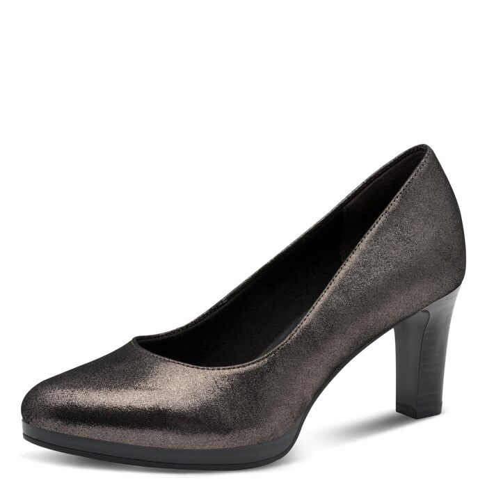 Жіночі туфлі-човники Tamaris Vegan Elegant, колір Pewter (сріблястий), розмір 38 EU
