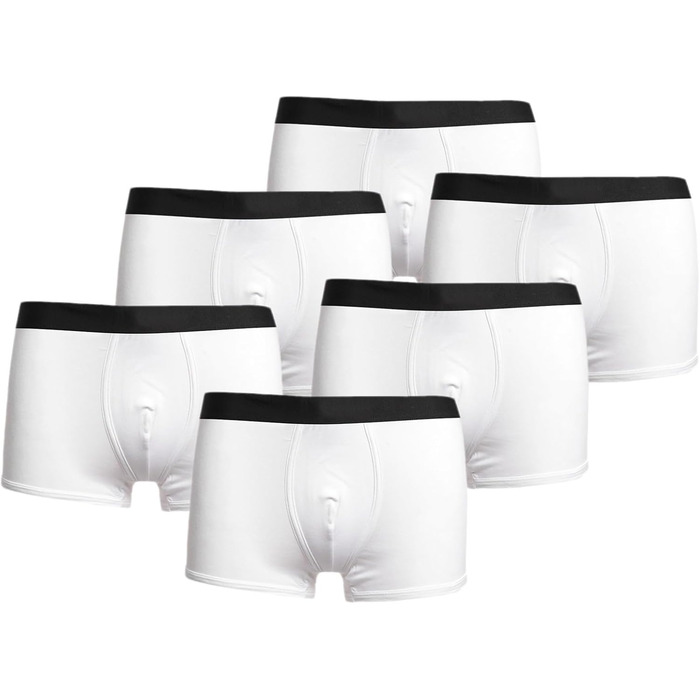 Боксери чоловічі SRZYMJ, чоловічі шорти-боксери, бавовняні труси, ретро шорти для чоловіків, труси-сліп, A2-білий 3XL