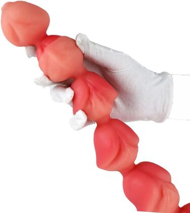 Анальний дildo з силікону NAIXBTY з набором кульок для ануса (5/6/7/8) - для чоловіків та жінок