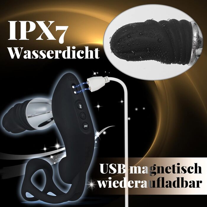 Вібратор для чоловіків AMZBEE з електрошоком, масажер простати та анусу, комплект з 10 шт., SM іграшки для дорослих