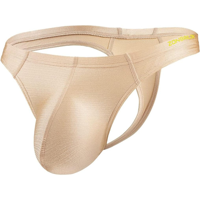 Танга чоловічі ZUOLAIYIN (L, 8 шт., Абрикосовий)