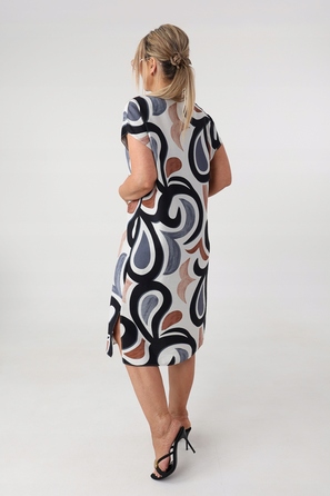 Класична повсякденна сукня міді FEMIMODA, розмір 44